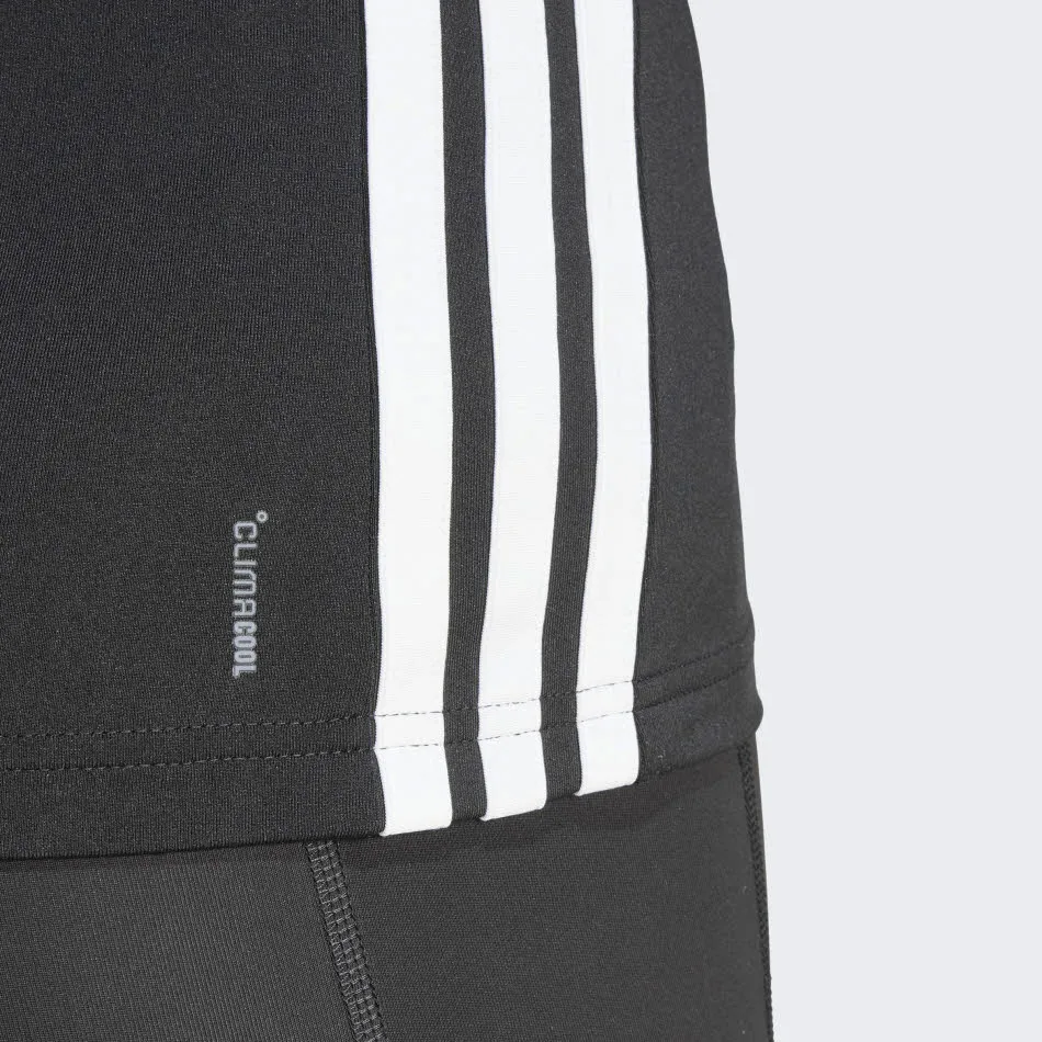 adidas Essentials 3-Streifen Workout Longsleeve Damen Fitness Longsleeve schwarz
