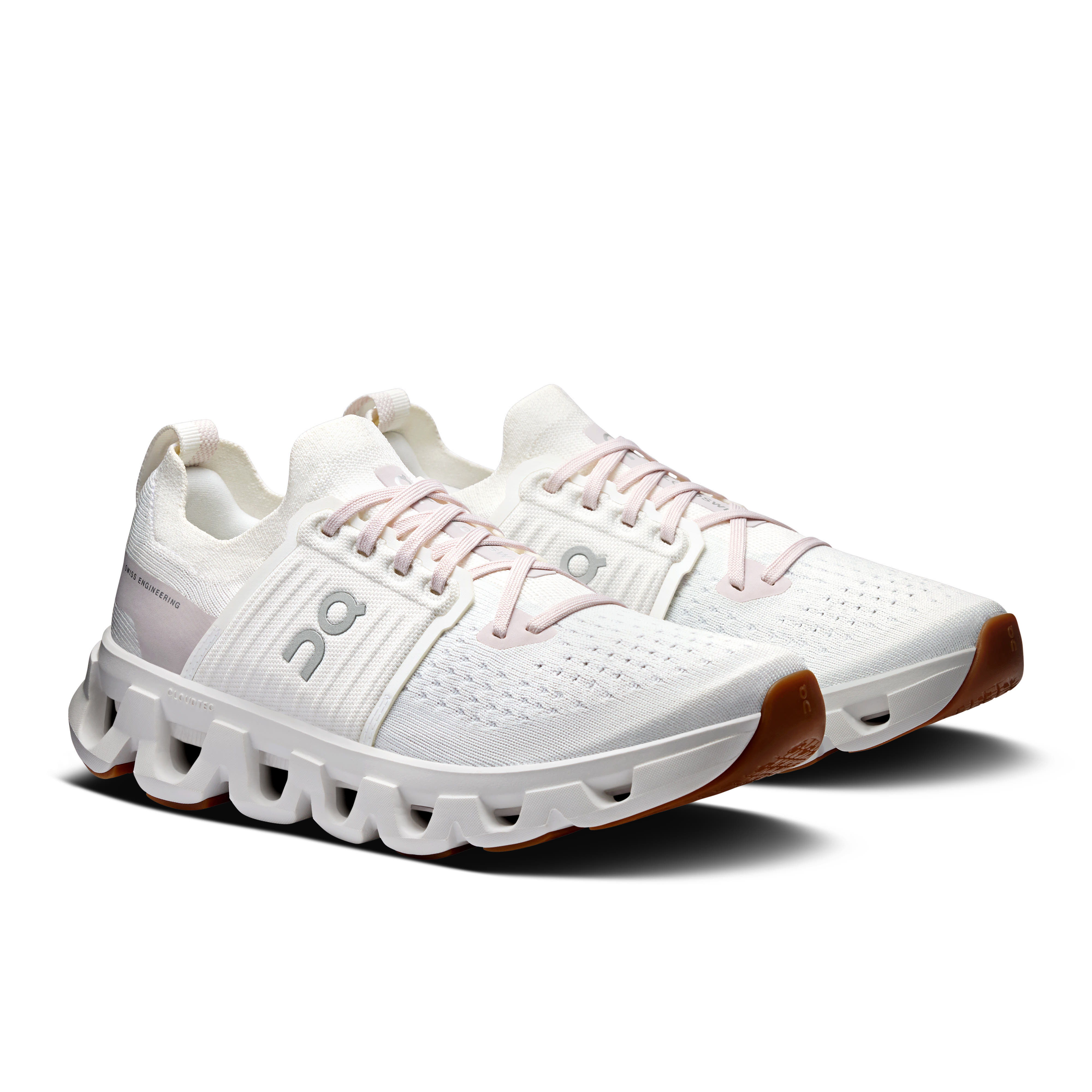 ON CLOUDSWIFT 4 Damen Laufschuhe Joggingschuhe white/lily