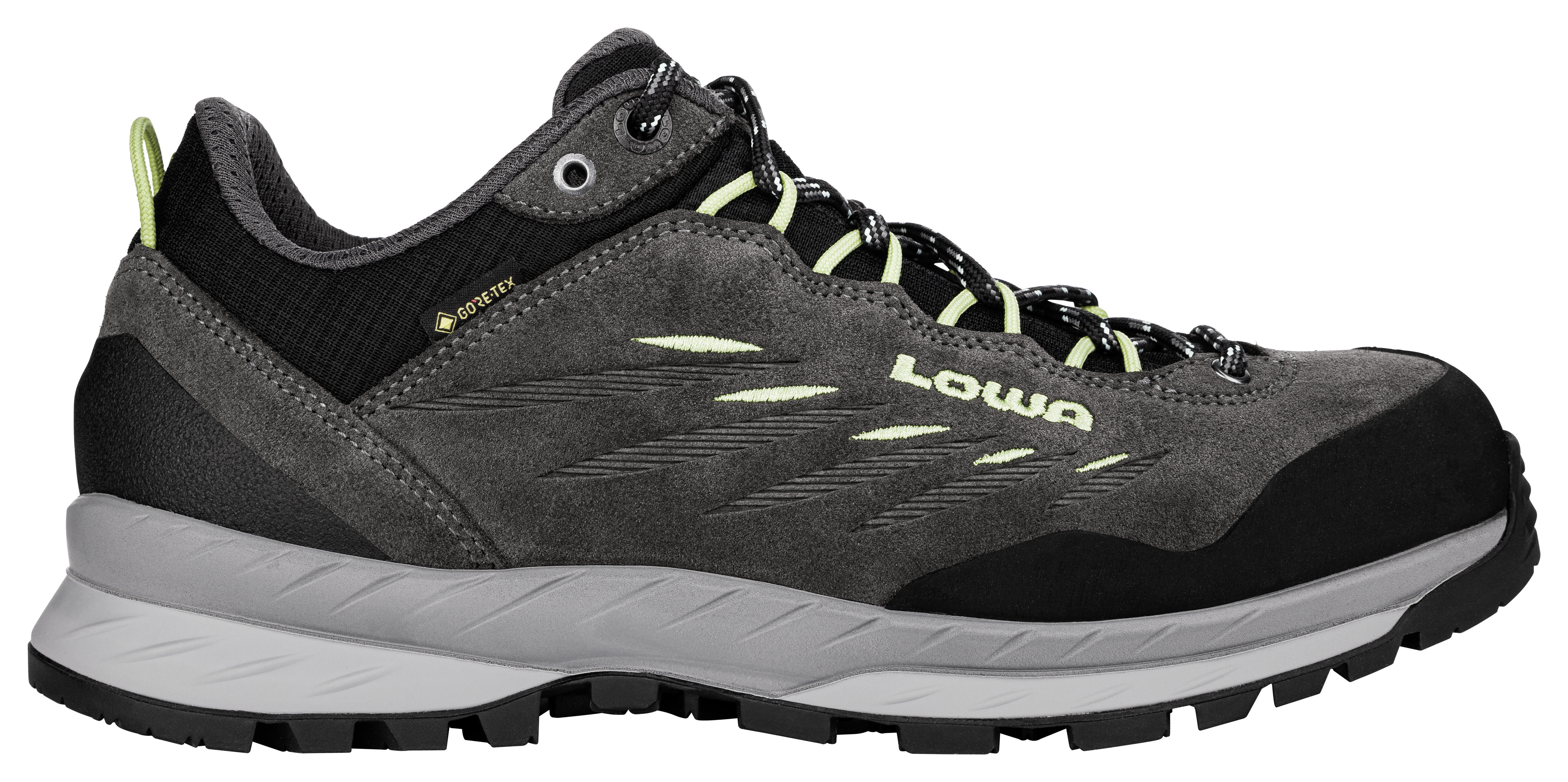 Lowa Delago GTX Damen Trekkingschuhe Wanderschuhe Gore-Tex wasserdicht grau