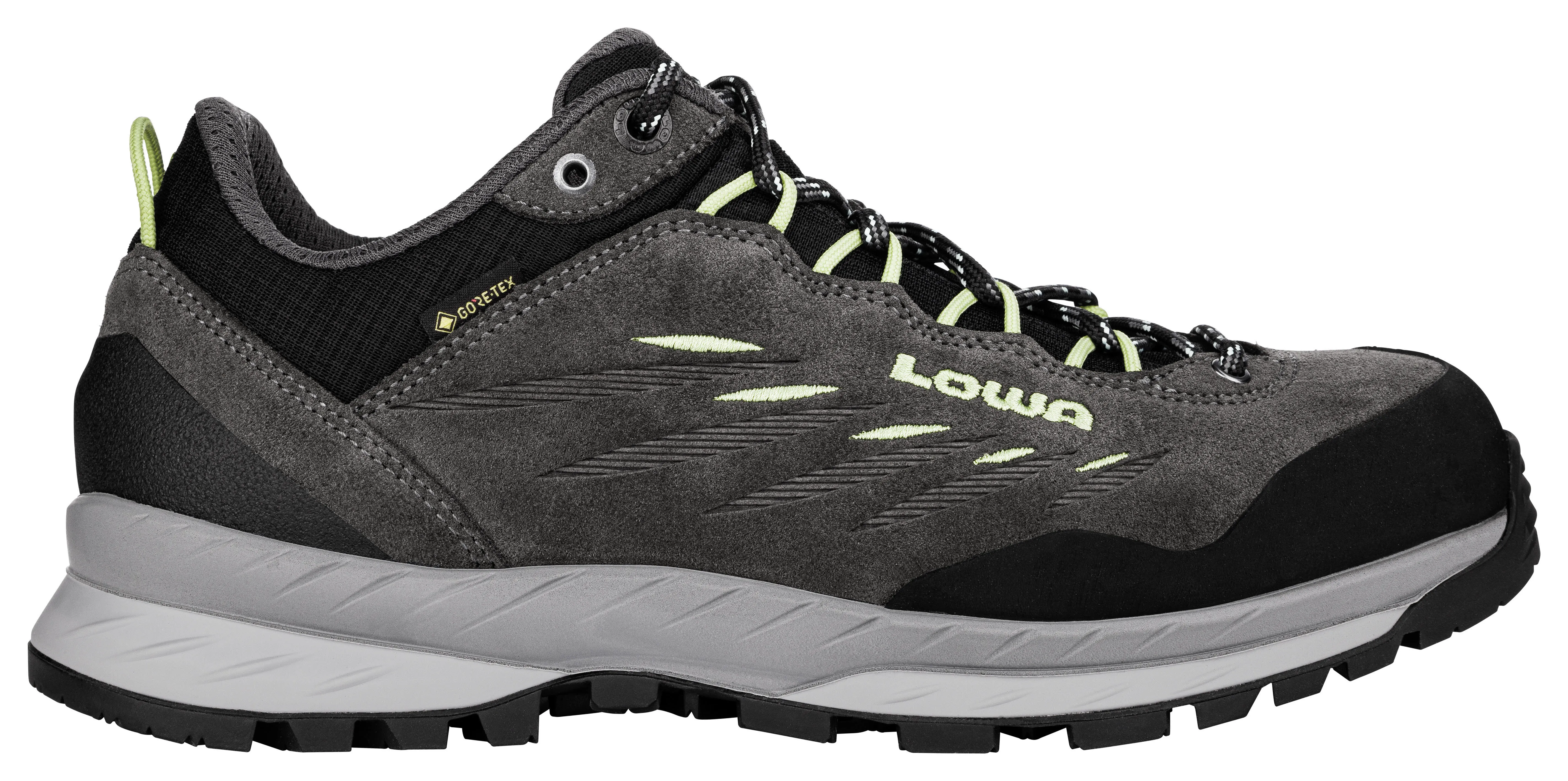 Lowa Delago GTX Damen Trekkingschuhe Wanderschuhe Gore-Tex wasserdicht grau