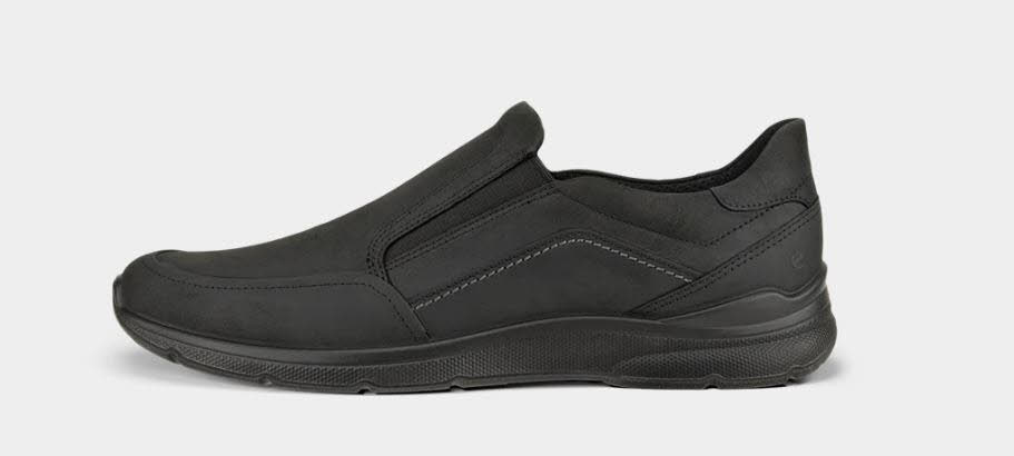 Ecco IRVING Herren Slipper aus Nubukleder schwarz