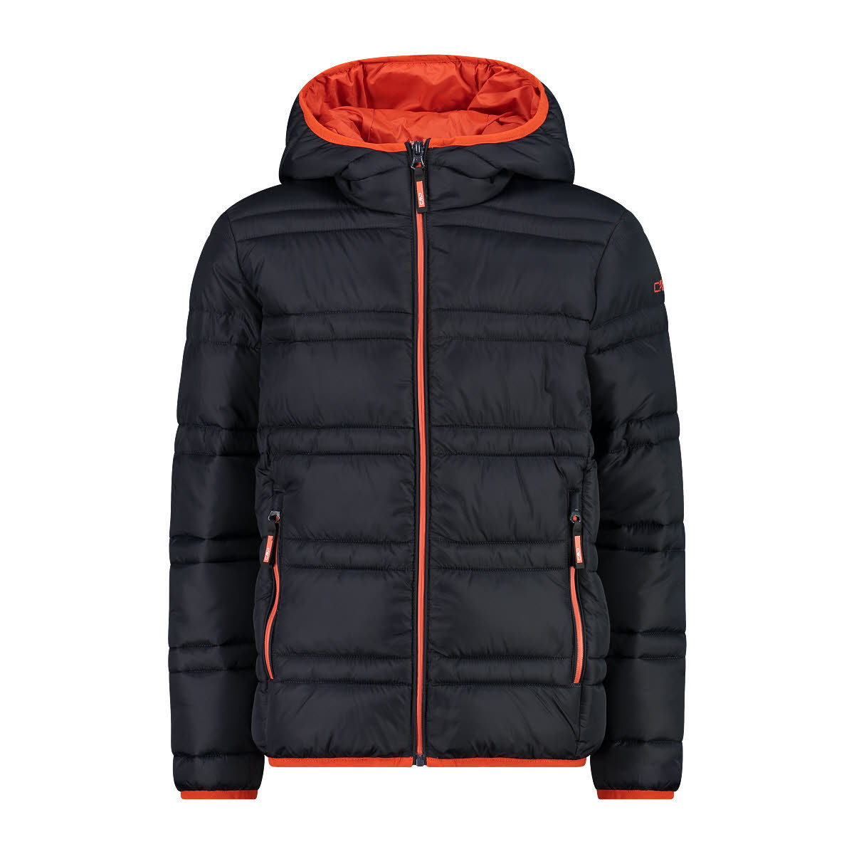 CMP Kinder Jacke Kapuzenjacke Jungen schwarz