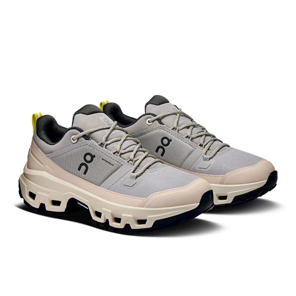ON Cloudrock Low WP Trekkingschuhe Wanderschuhe Damen grau