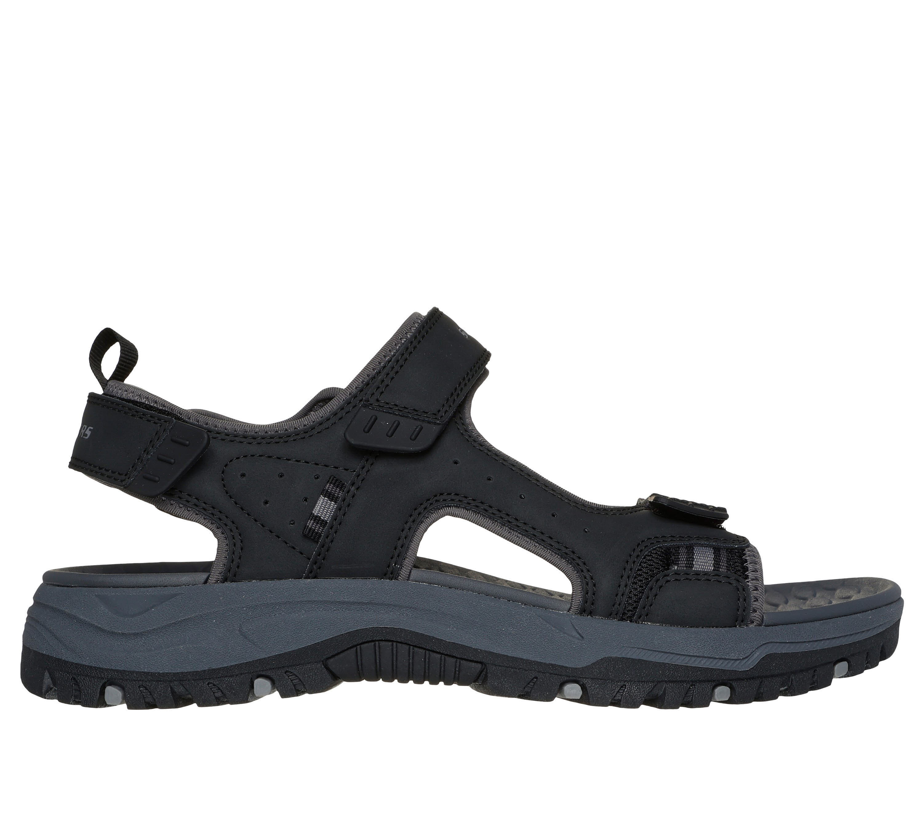 Skechers PREWITT -RIGDON Herren Sandalen Riemensandalen schwarz