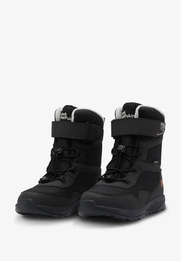 Jack Wolfskin Polar Bear High Winterstiefel Schnellschnürsystem Kinder schwarz