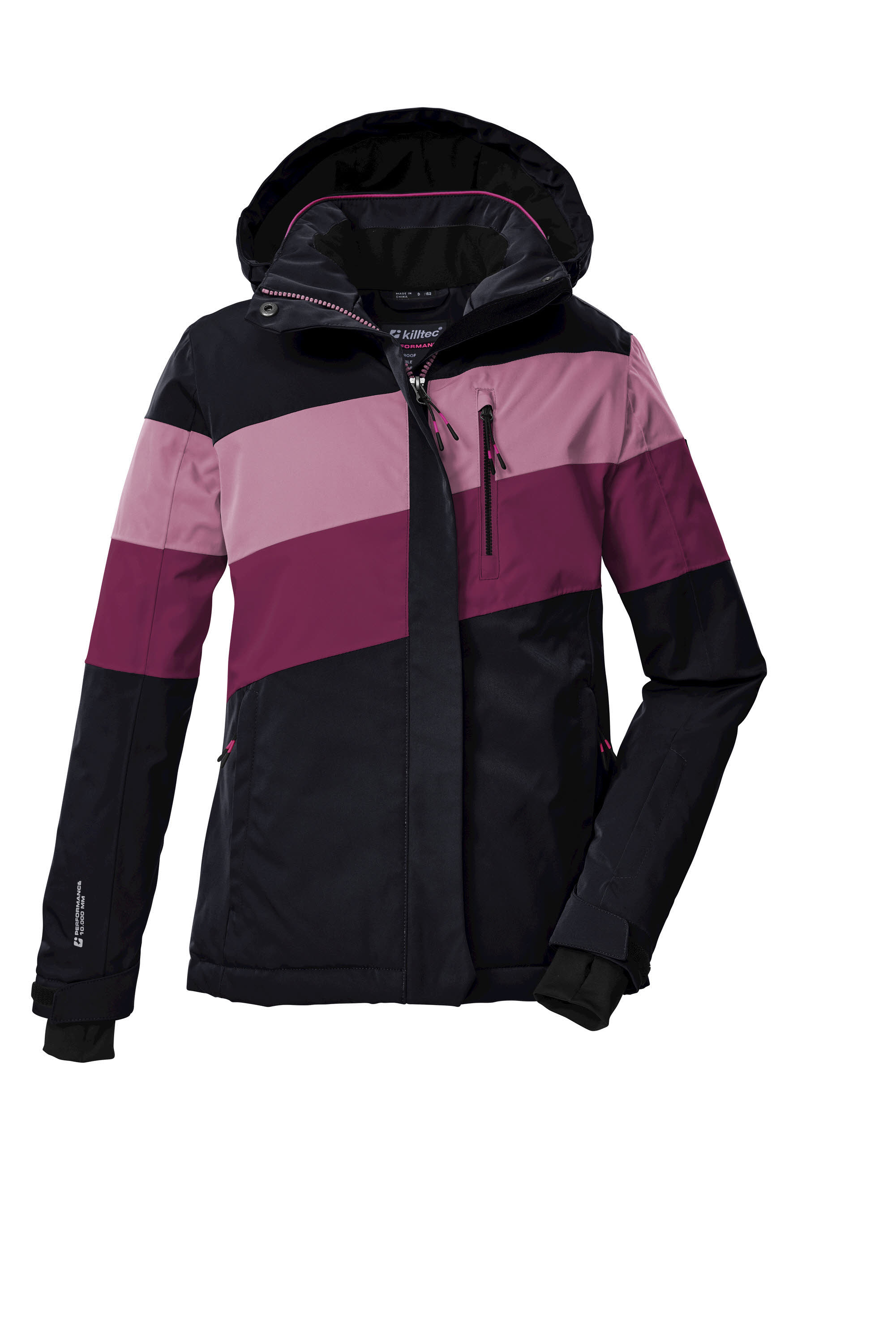 Killtec Skijacke Winterjacke Mädchen schwarz