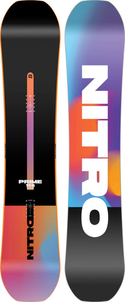 NITRO Prime Chroma Cam-Out Wide Unisex Snowboard schwarz/lila