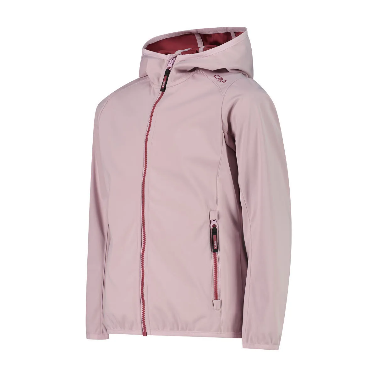 CMP JACKET FIX HOOD Mädchen Softshelljacke Windjacke dawn pink