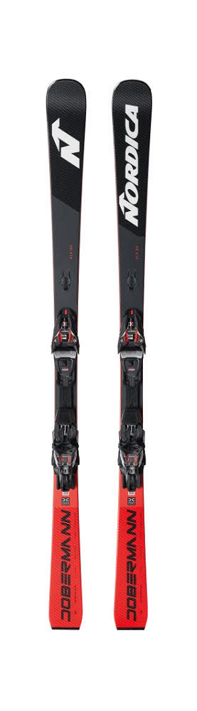 Nordica DOBERMANN SLR DC + XCELL14 FDT Slalom Ski Experten 24/25 schwarz/rot