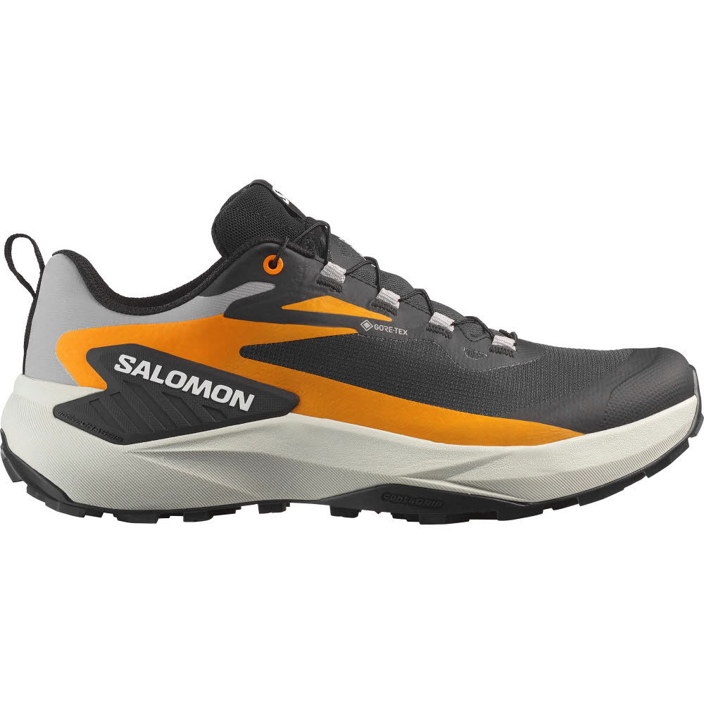 Salomon GENESIS GTX Herren Trailrunningschuhe Laufschuhe schwarz/orange/grau