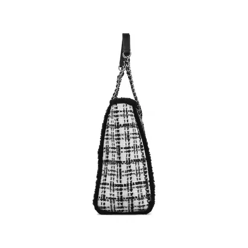 Rieker Shopper Handtasche Damen schwarz weiß