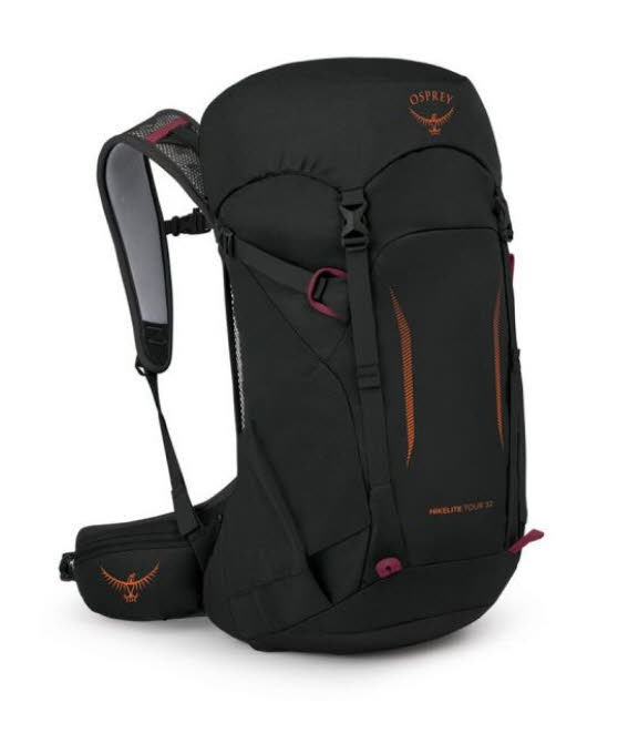 Osprey Hikelite Tour 32 Wanderrucksack Daypacks Damen schwarz