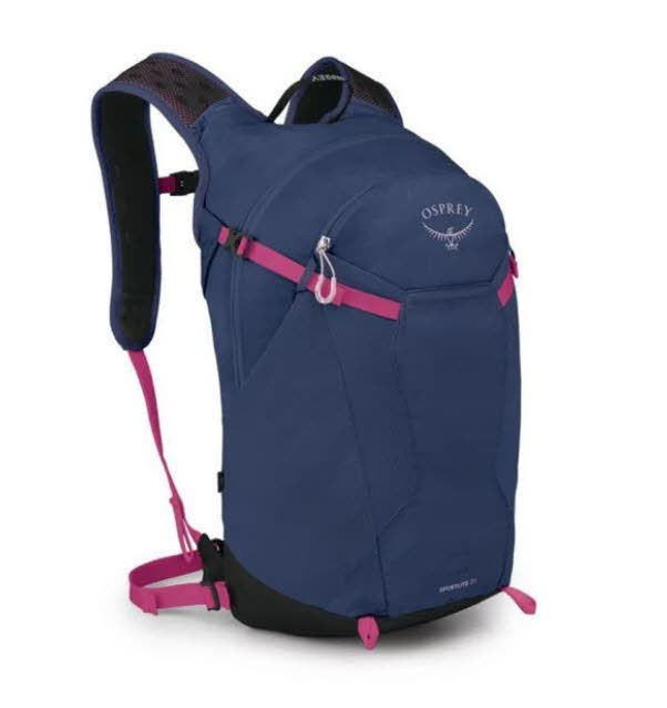 Osprey Sportlite 20 Damen Tagesrucksack Wanderrucksack Trekkingrucksack blau/pink