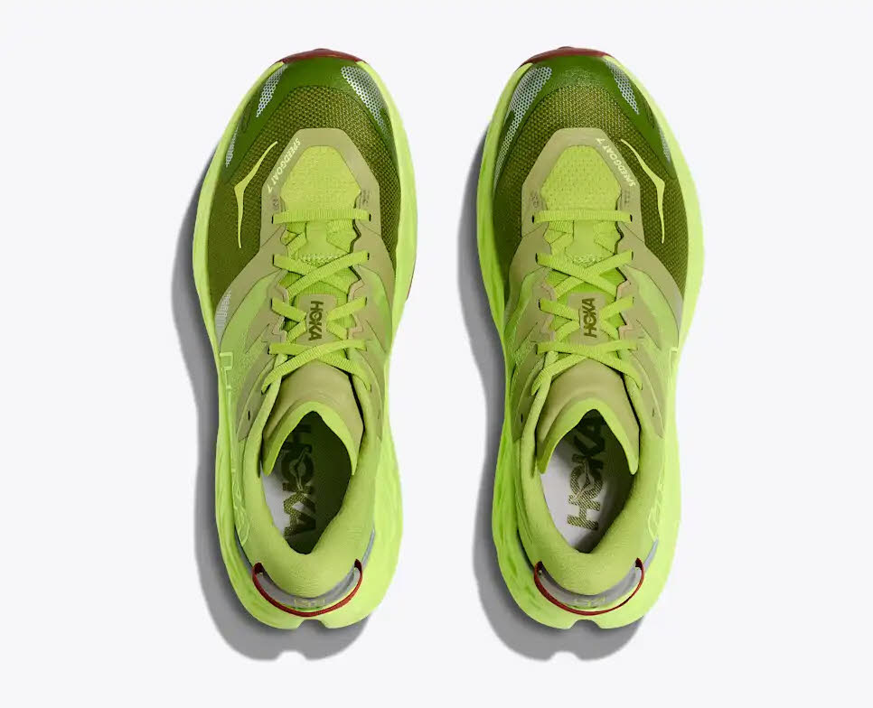Hoka Speedgoat 7 Herren Laufschuhe Trailrunning-Schuhe neon gelb