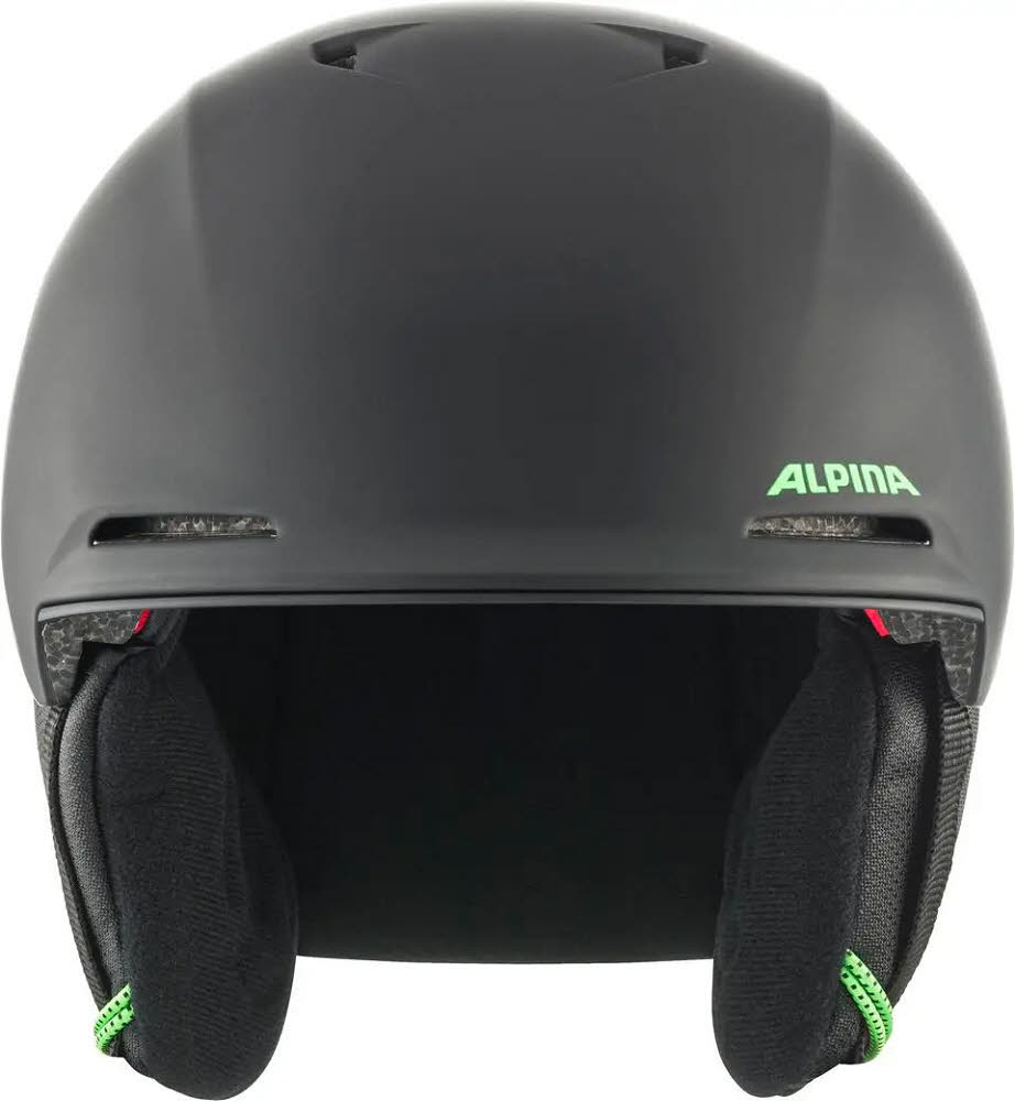 Alpina BRIX JR Kinder Skihelm Snowboardhelm black-neon matt
