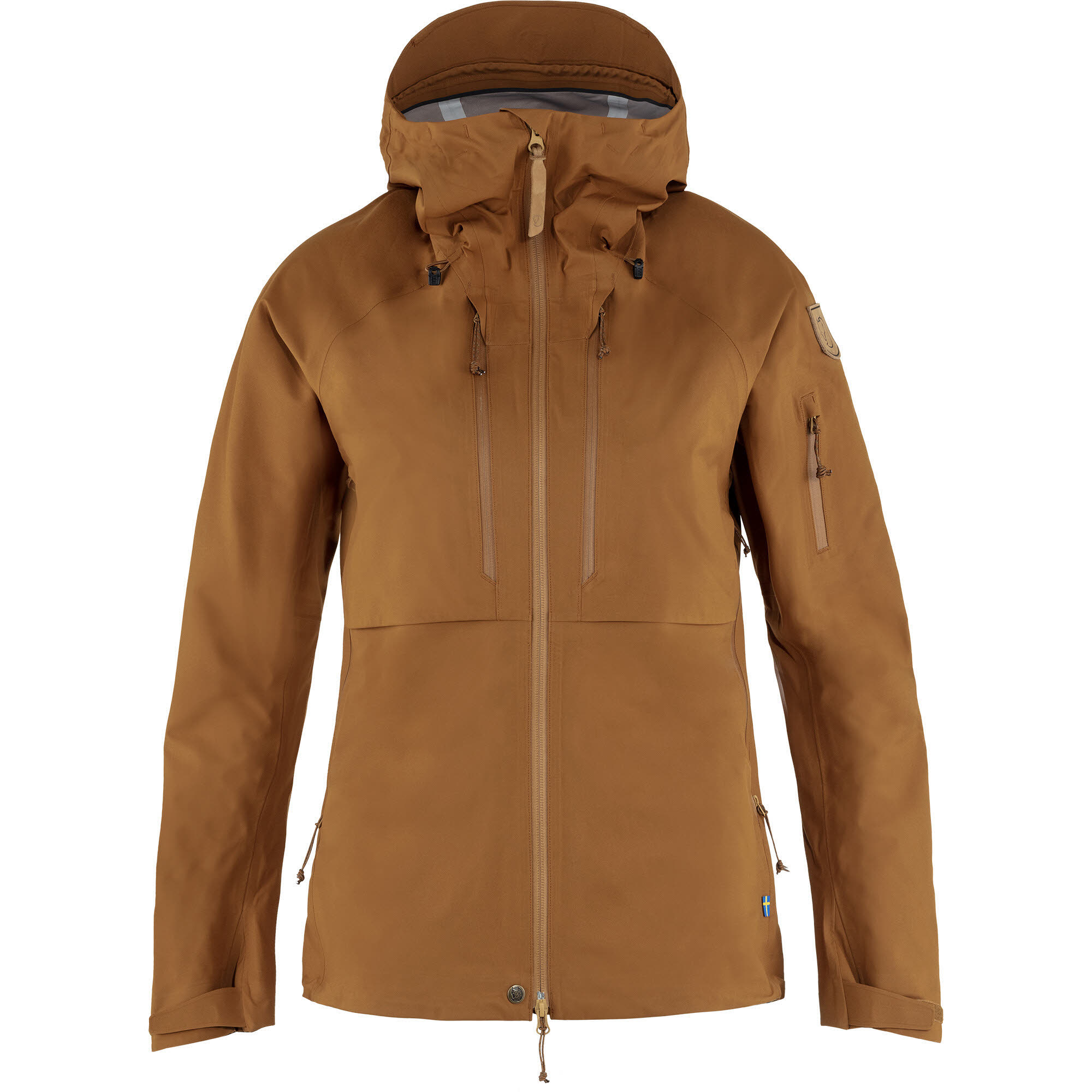 Fjällräven Keb Eco-Shell Jacket W Regenjacke Damen hellbraun