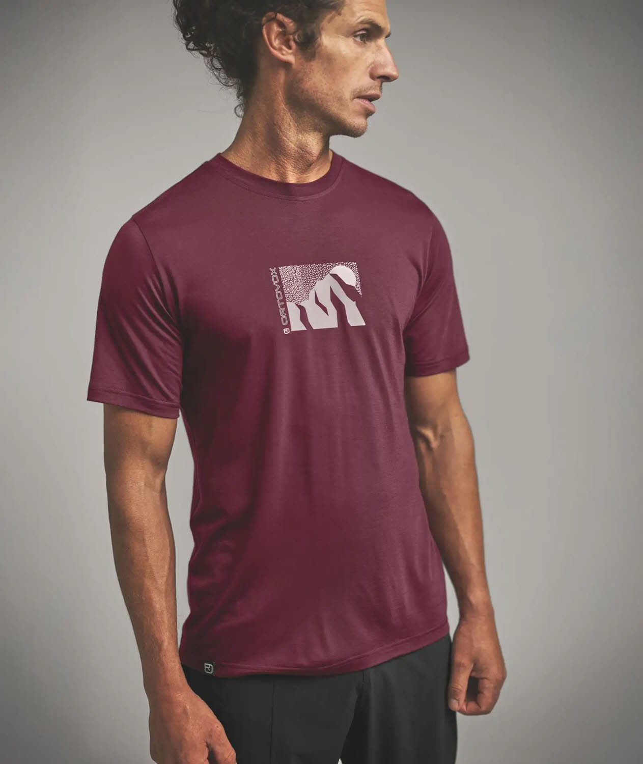 Ortovox 120 COOL TEC MTN SUN TS M Herren Funktionsshirt red malbec