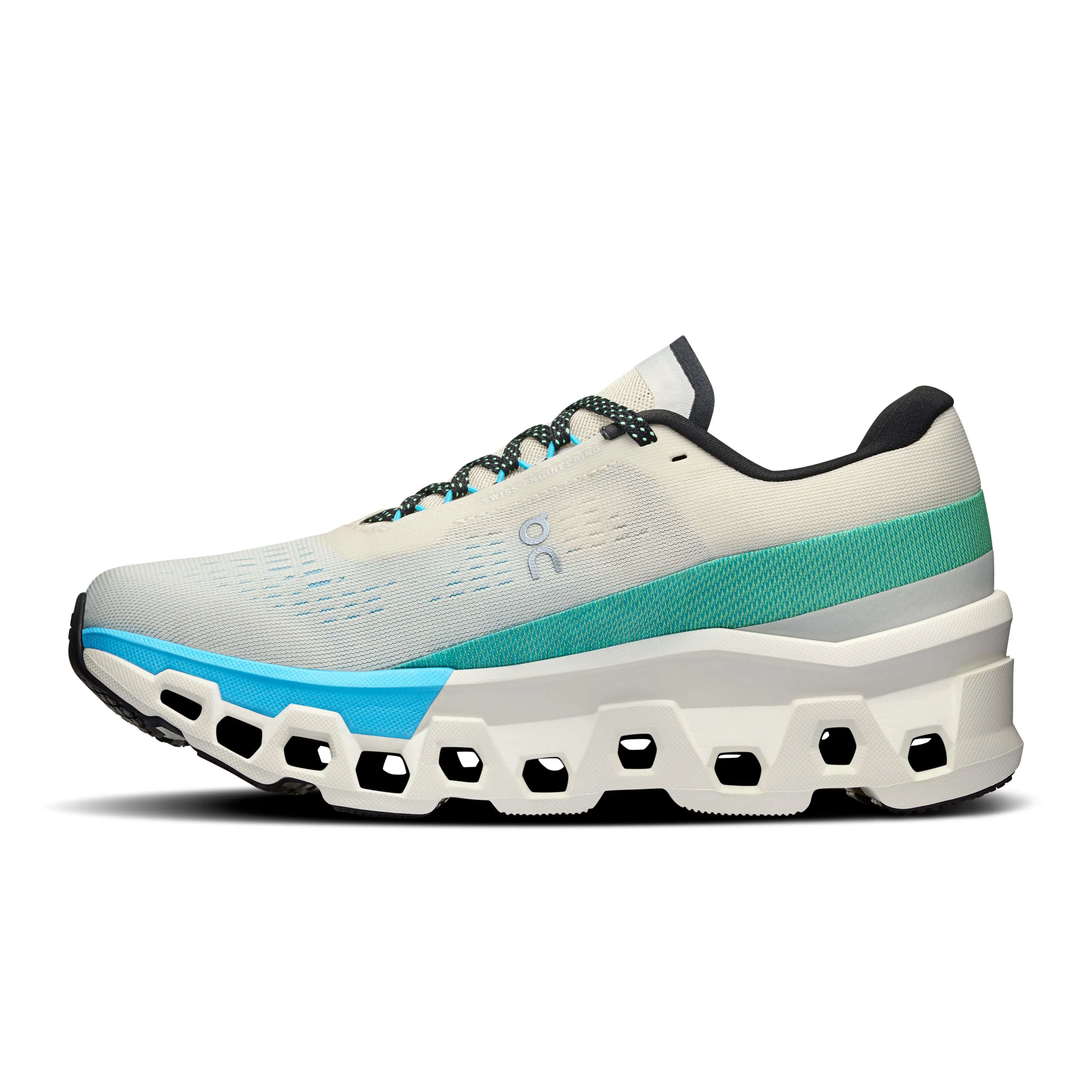 ON Cloudmonster 2 Joggingschuh Laufschuh Damen weiß blau