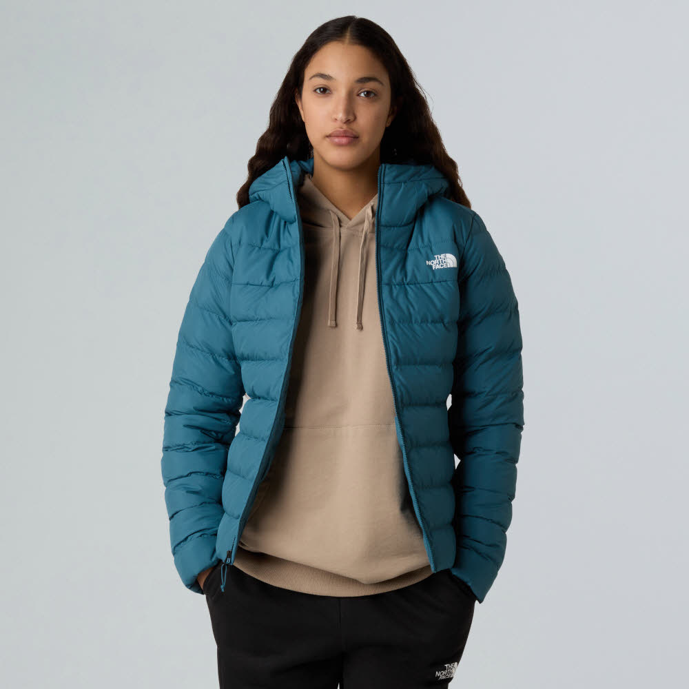 The North Face Aconcagua III Damen Kapuzenjacke Daunenjacke blau
