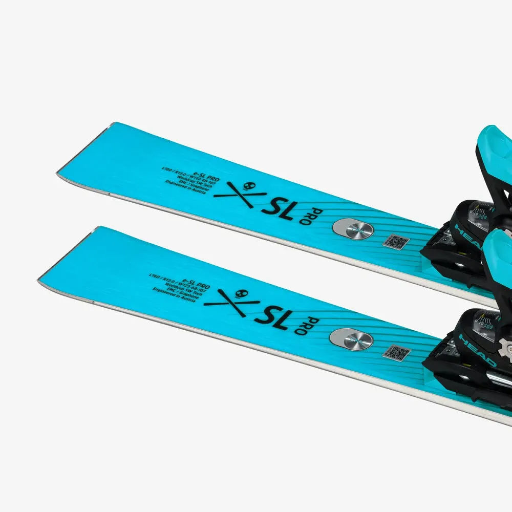 Head Worldcup Rebels e-SL PRO SW + FF16 ST Racecarver Ski Experten 24/25 blau