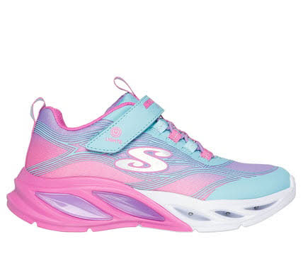 Skechers S-Lights: Cosmic Glow Sneaker Kinder Mädchen türkis pink