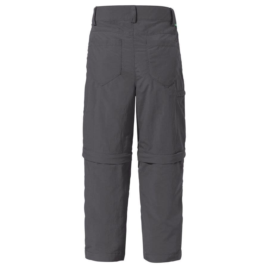Vaude Detective Antimos Jungen Zip-Off-Hose Wanderhose grau