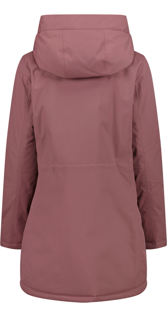 CMP WOMAN PARKA FIX HOOD Damen Wintermantel Freizeitmantel malva