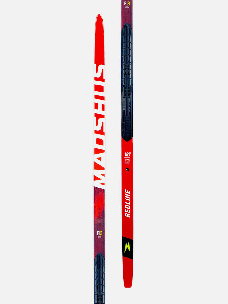 Madshus REDLINE SKATE F3 Skatingski ohne Bindung rot