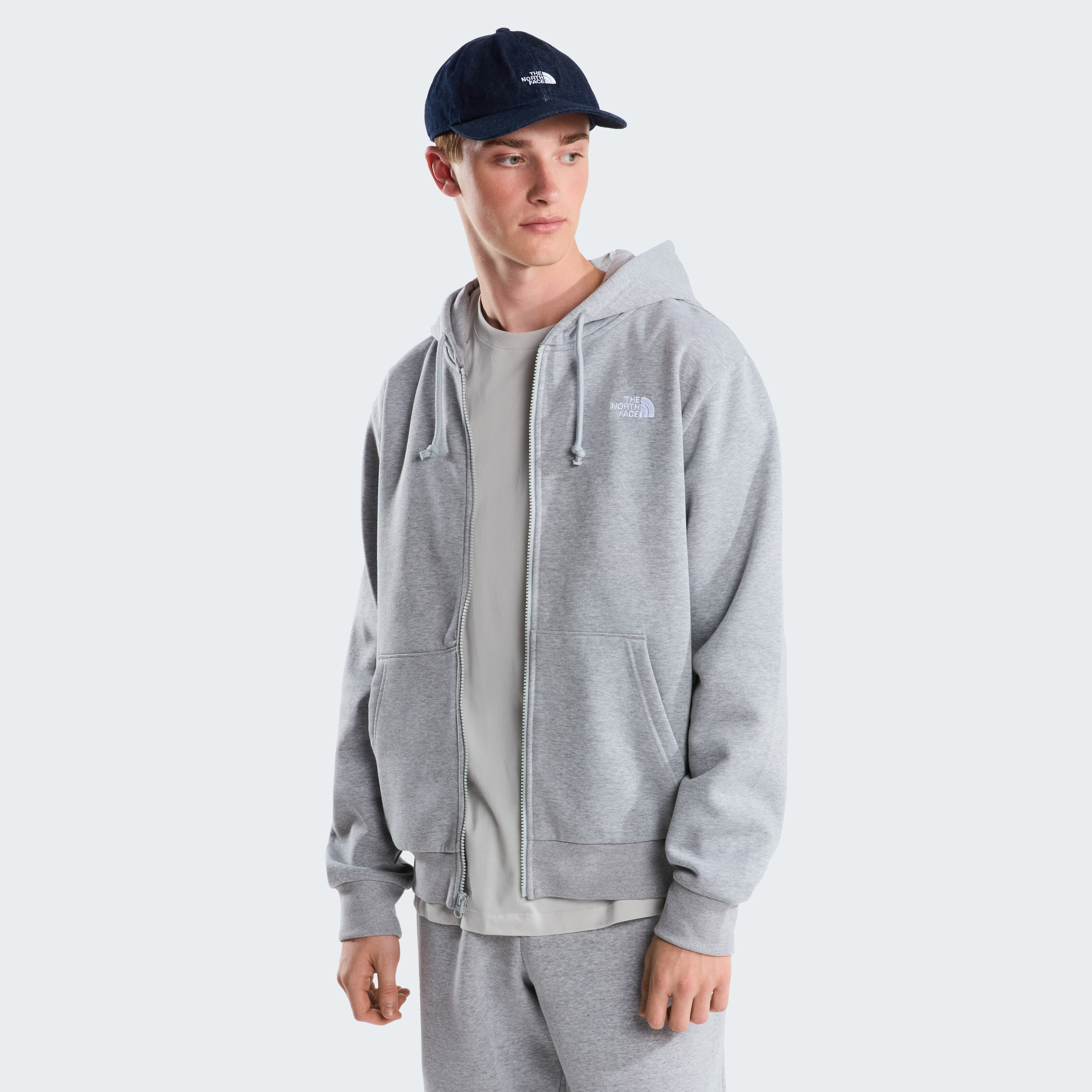 The North Face M EVOLUTION SIMPLE DOME REGULAR FULL ZIP Jacke Grau