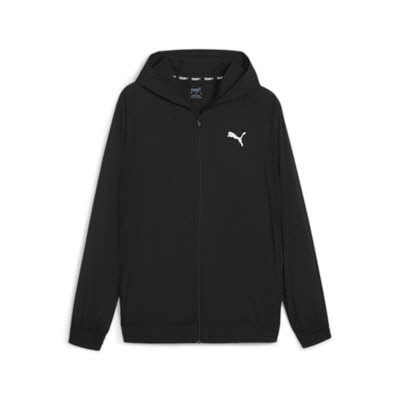 Puma FIT Woven Full Zip Herren Jacke Kapuzenjacke schwarz