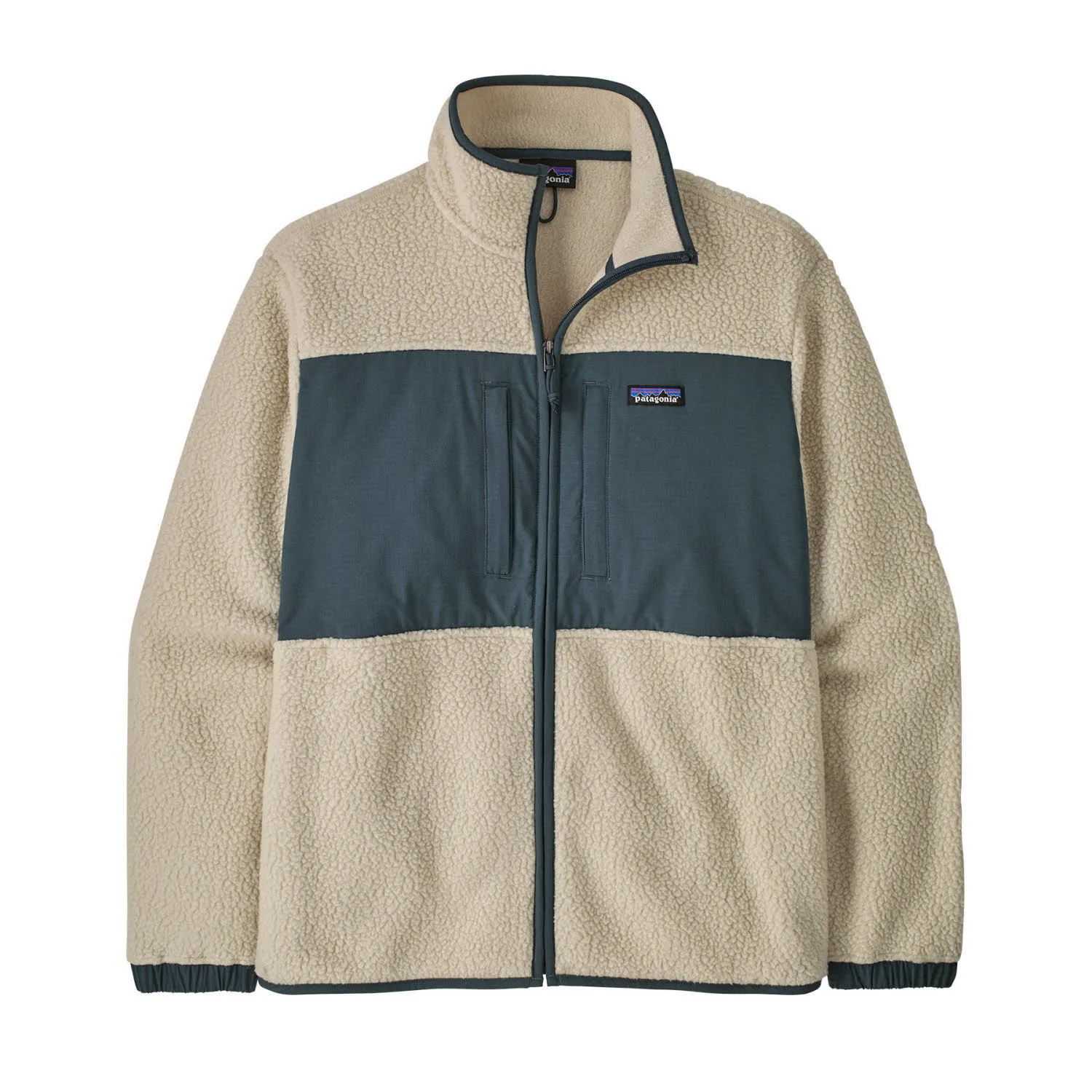 Patagonia Retro Pile Patch Jkt Herren Fleecejacke pelican