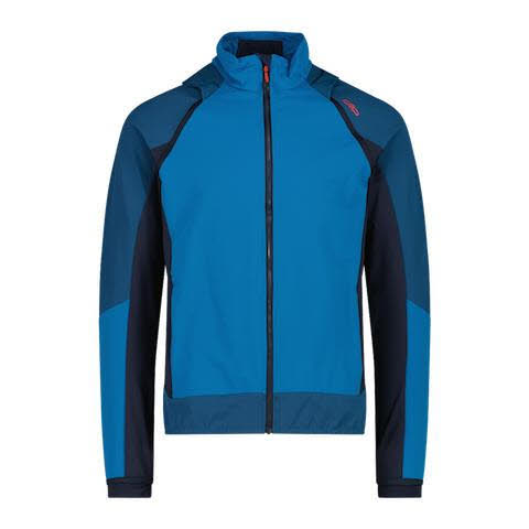 CMP Hybridjacke Softshelljacke Weste Herren blau