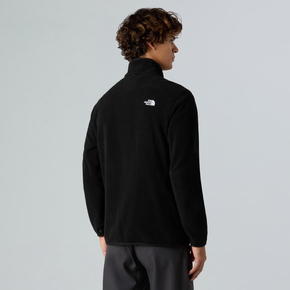 The North Face GLACIER FLEECE JACKET Herren Fleecejacke Longsleeve schwarz