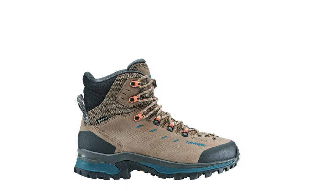 LOWA® RANDIR GTX MID Ws Damen Wanderschuhe Trekkingschuhe Mid stein/petrol