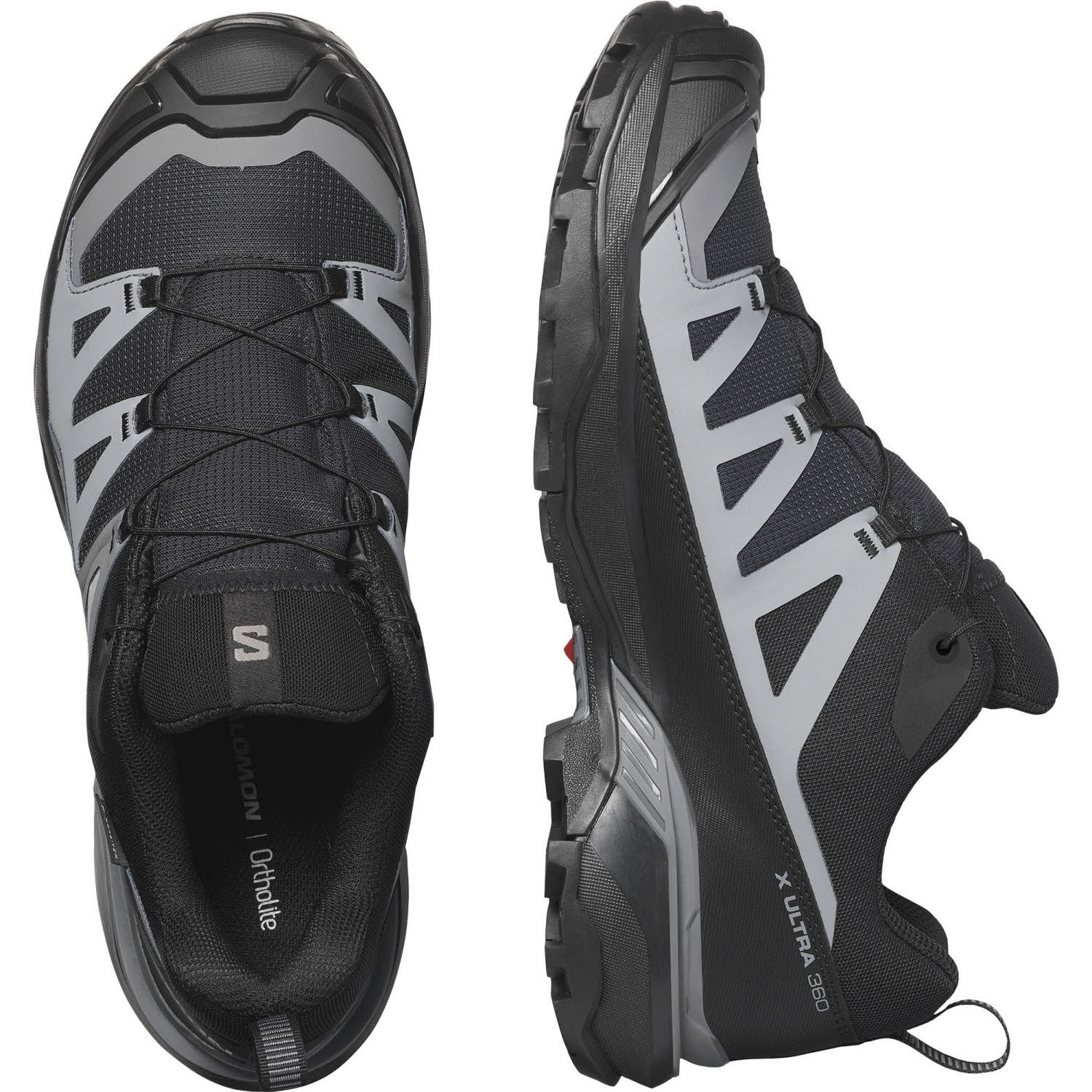 Salomon X ULTRA 360 GTX Herren Walkingschuhe Wanderschuhe schwarz/grau