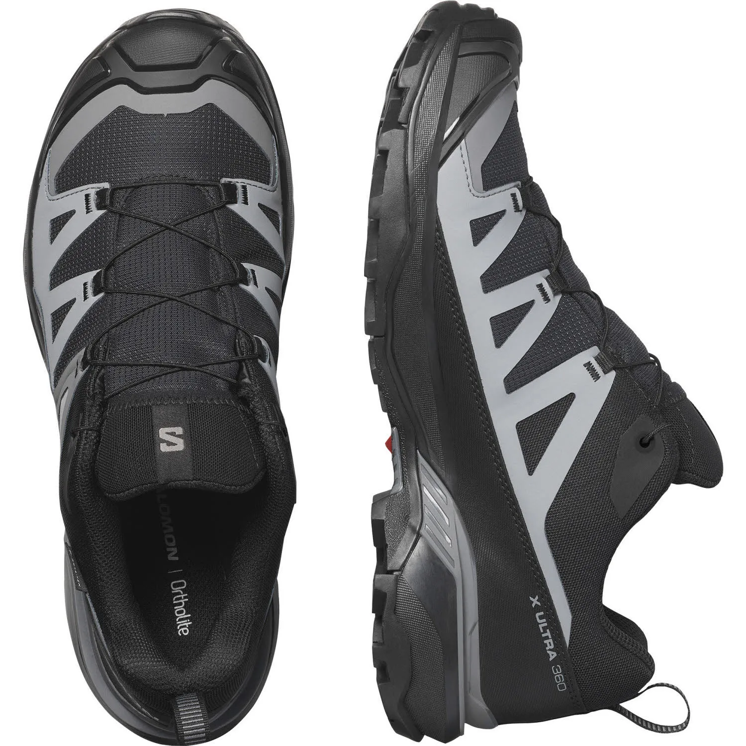 Salomon X ULTRA 360 GTX Herren Walkingschuhe Wanderschuhe schwarz/grau
