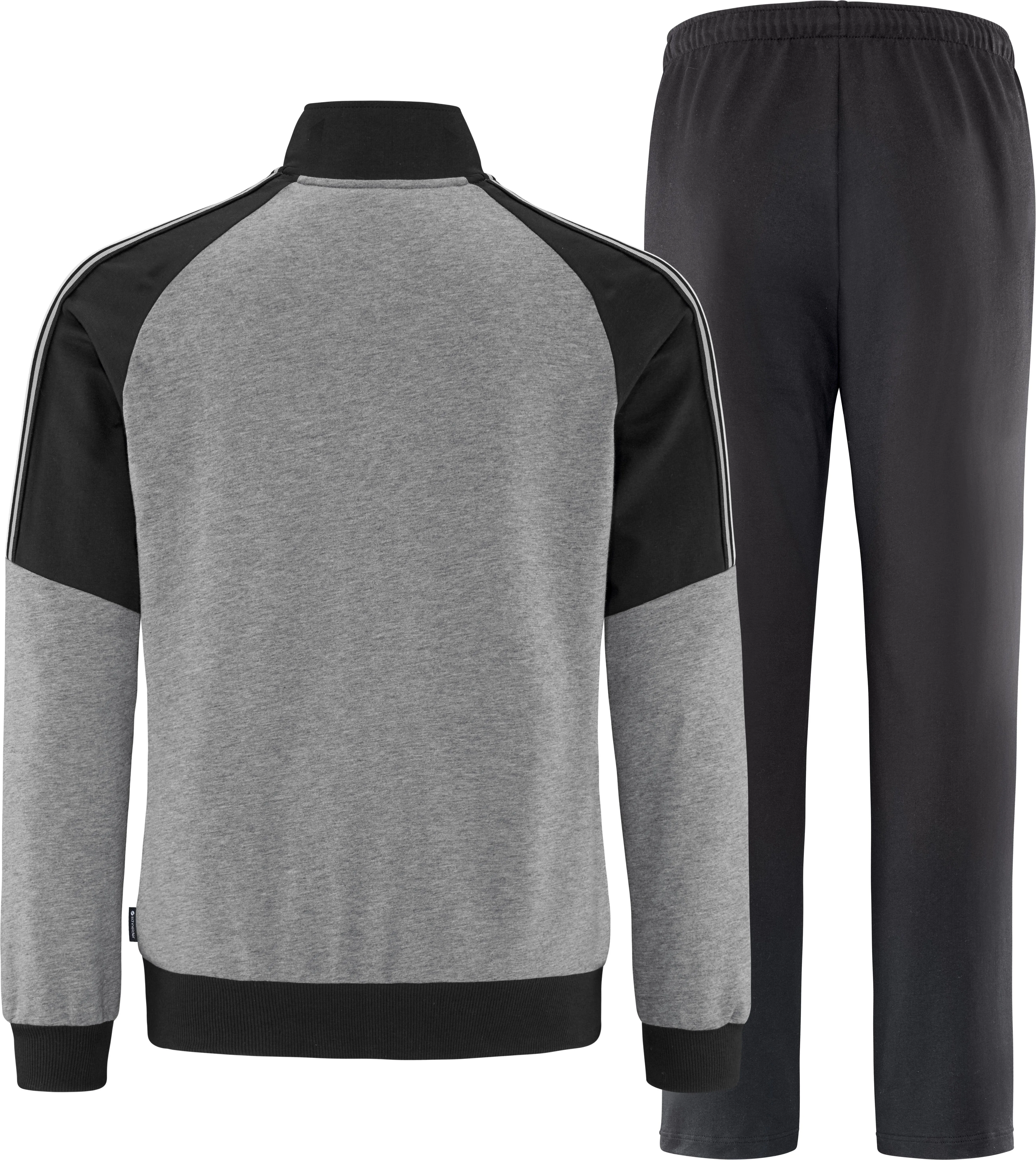 Schneider Flynnm-Anzug Herren Trainingsanzug Jogginganzug grau