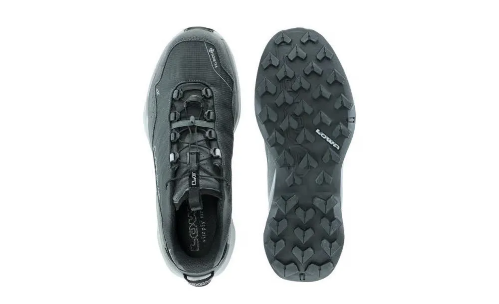 LOWA® MADDOX PRO GTX LO SL Herren Wanderschuhe Trekkingschuhe Low grau/grau