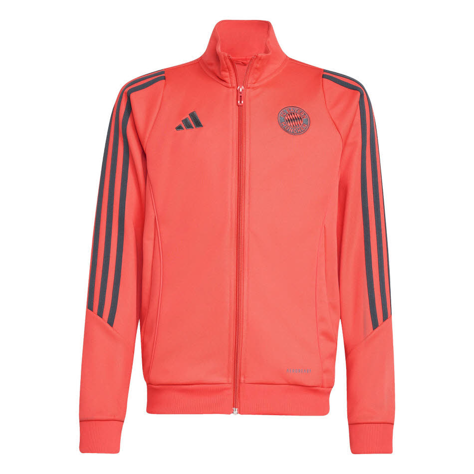 adidas FC Bayern München Tiro 24 Kids Jungen Trainingsanzug rot/schwarz