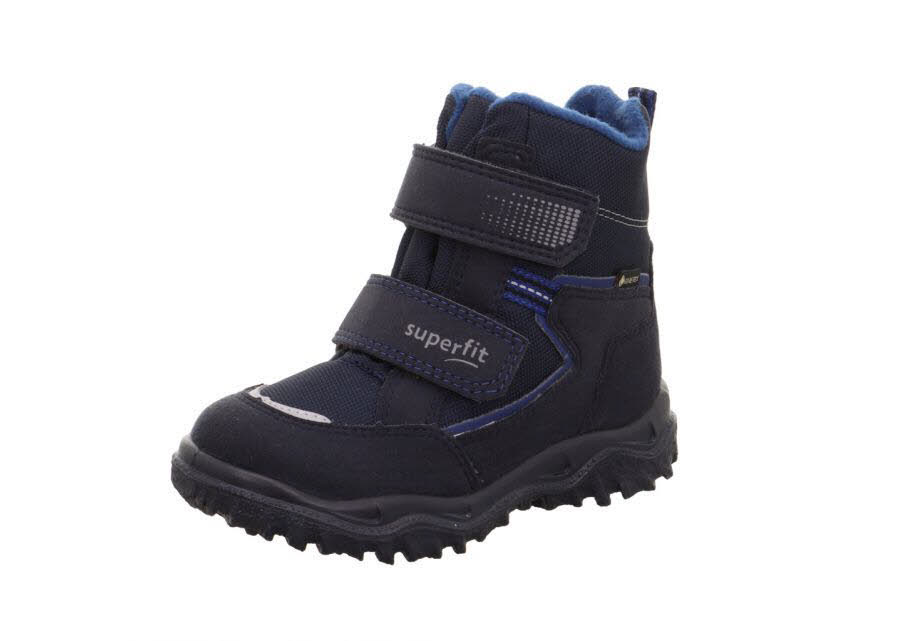 Superfit HUSKY Jungen Stiefel Outdoorschuhe blau/hellgrau