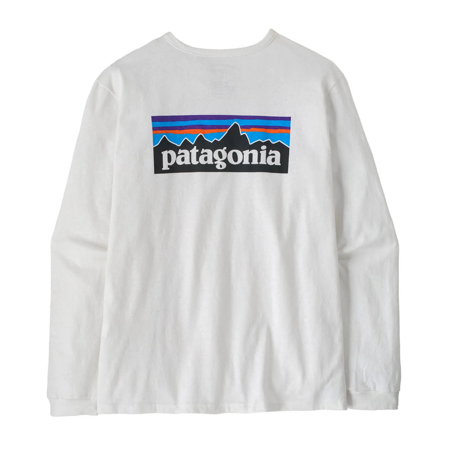 Patagonia L/S P-6 Logo Responsibili-Tee Damen Langarmshirt Pullover fiber white