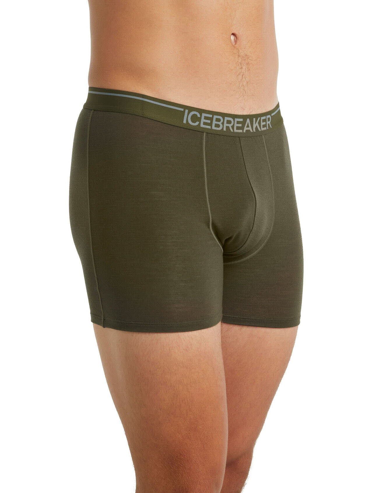 Icebreaker Anatomica Boxers Unterhose kurz Merino Herren grün NEU