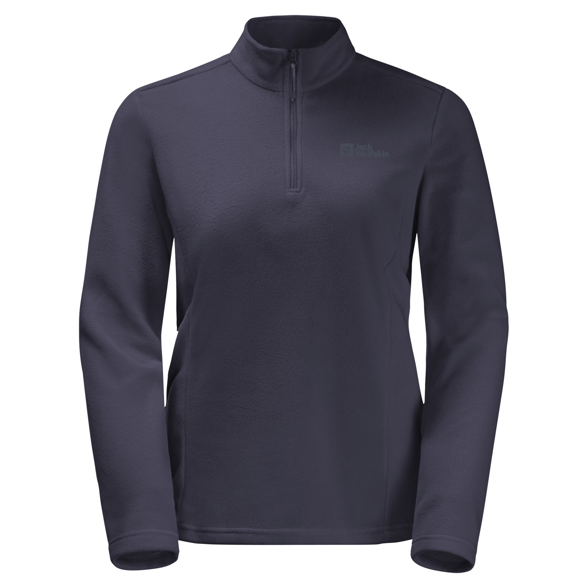 Jack Wolfskin Taunus Hz W Fleecepullover Skirolli Damen dunkelgrau schwarz