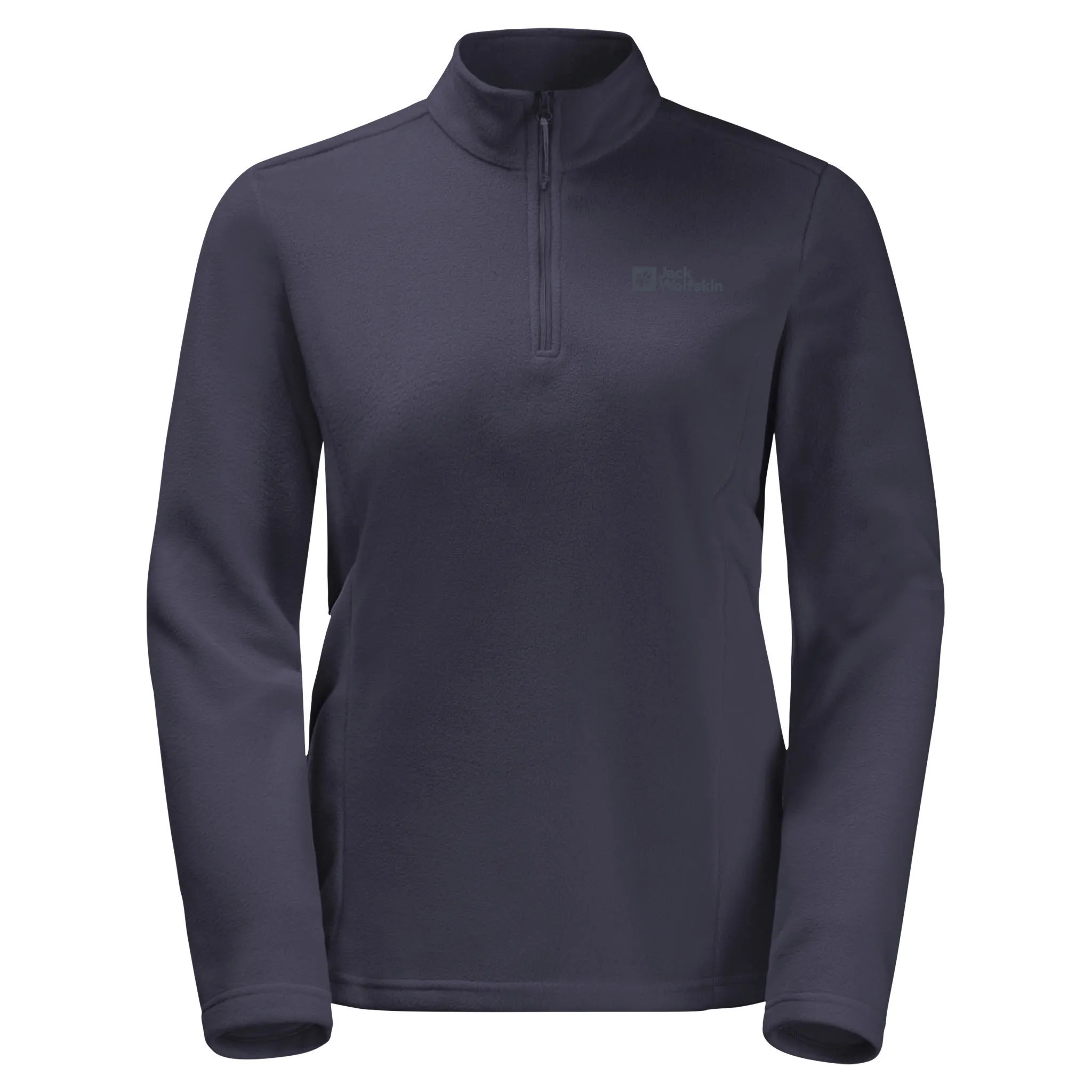 Jack Wolfskin Taunus Hz W Fleecepullover Skirolli Damen dunkelgrau schwarz