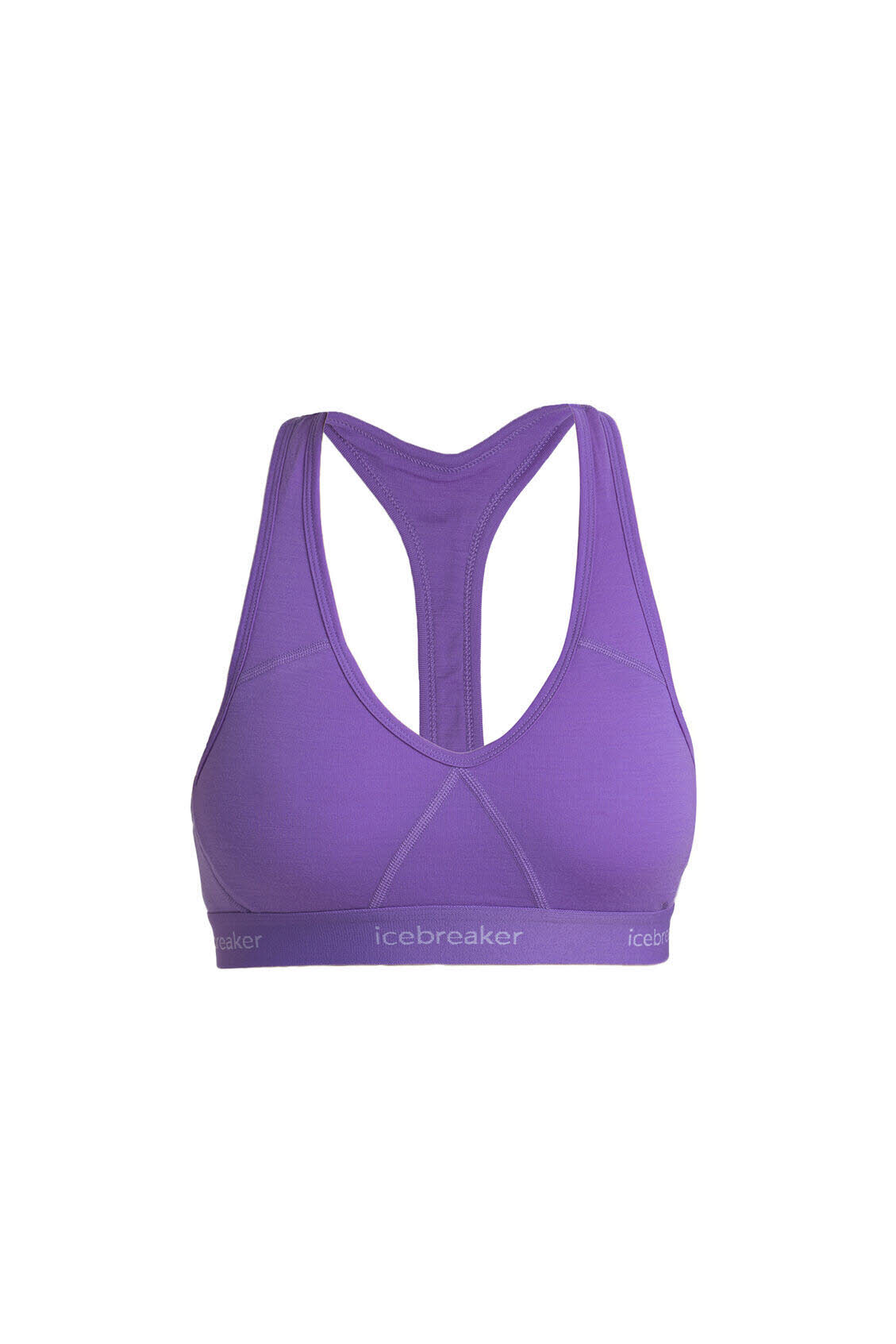 Icebreaker Merino Sprite Racerback Damen BH Sport-BH lila