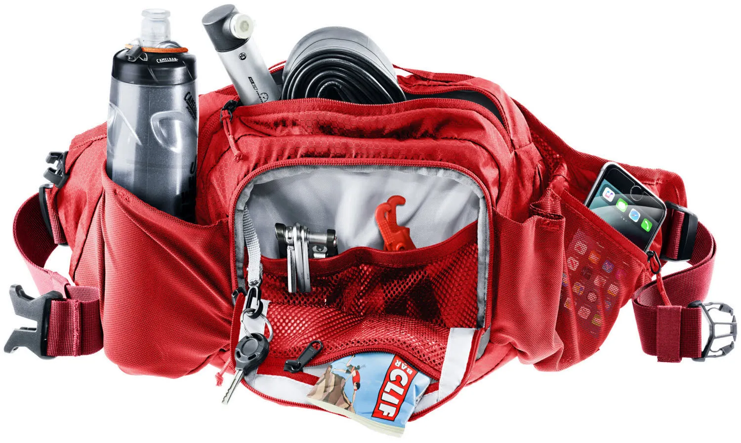 Deuter PULSE 5 Unisex Bauchtaschen Hüftgurttasche cherry/masala