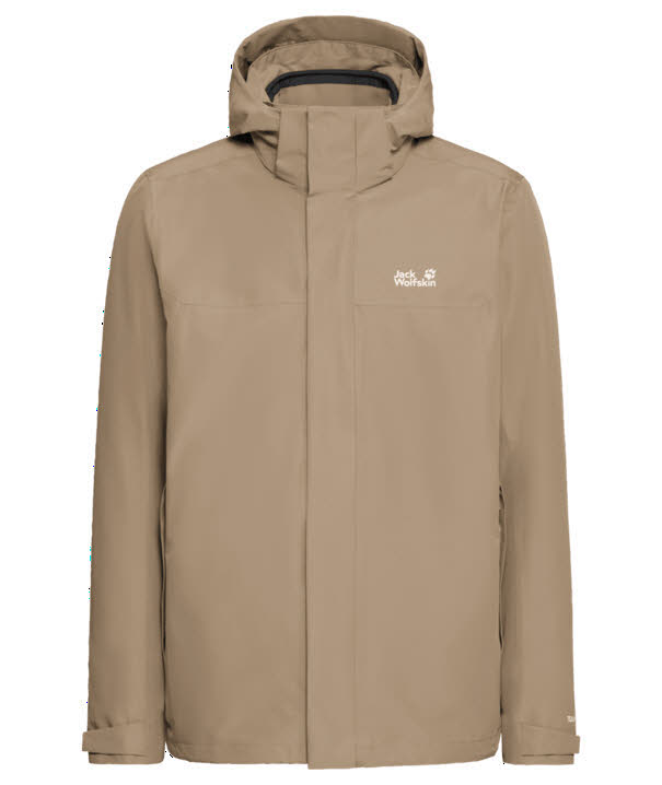 JACK WOLFSKIN HE STONELITE 3IN1 JKT Herren Kombijacke braun