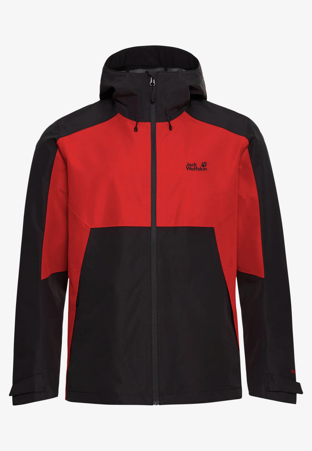 Jack Wolfskin Wildbound 2L LT Männer Regenjacke Windjacke rot