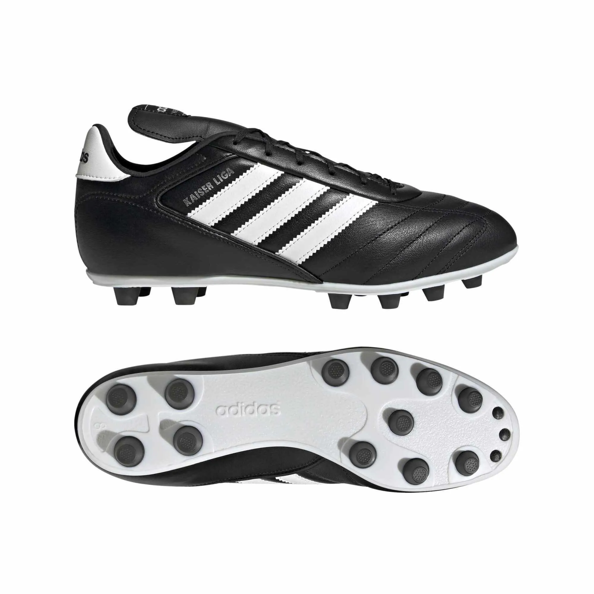 adidas KAISER LIGA 2 FG Herren Fußballschuhe Stollenschuhe schwarz/weiß