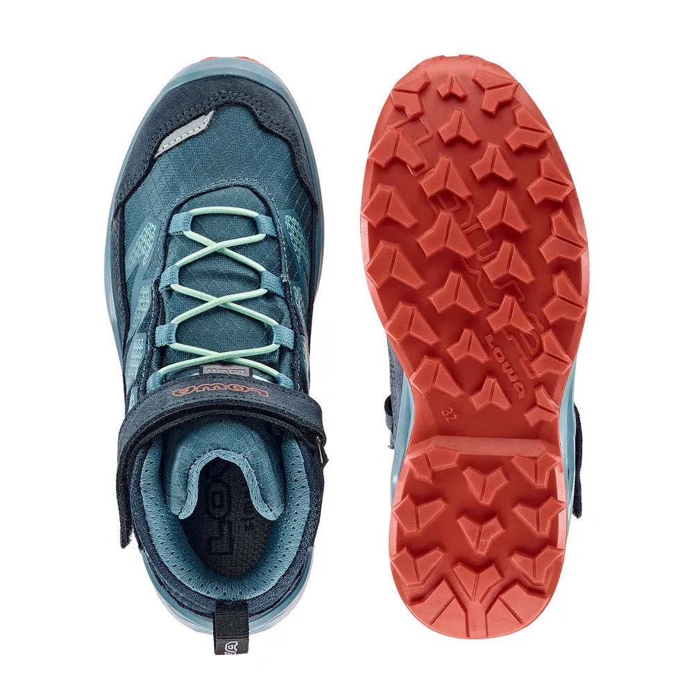 Lowa MADDOX PRO GTX MID VC JR Kinder Wanderschuhe High navy/rauchblau